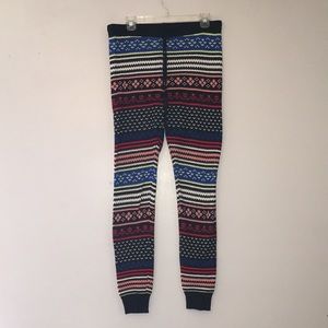 American Eagle Colorful Longing sweater Drawstring  leggings